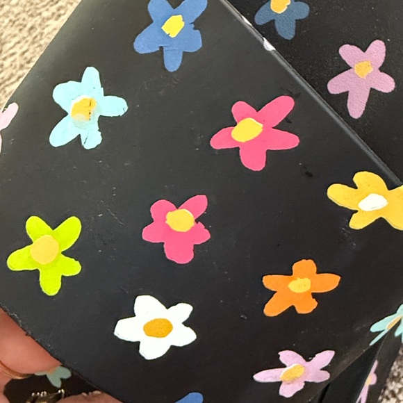 Melissa and Larroude Colorful Floral Slide Sandals - Picture 4 of 5